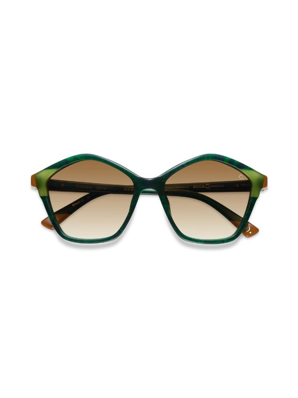 New Etnia Barcelona Women's Sunglasses Grey Acetate Frame FLORIDA GRYW 55
